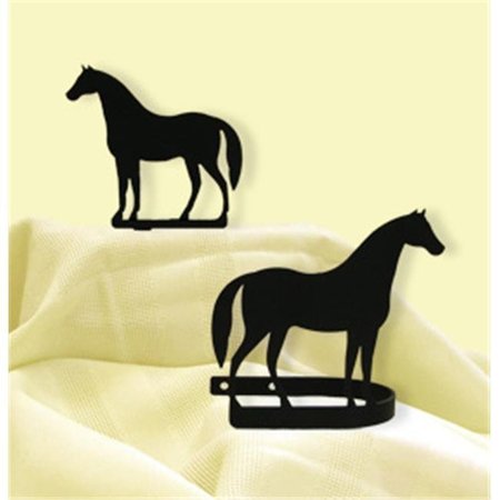 VILLAGE WROUGHT IRON Village Wrought Iron CUR-TB-68 Standing Horse Tie Backs CUR-TB-68